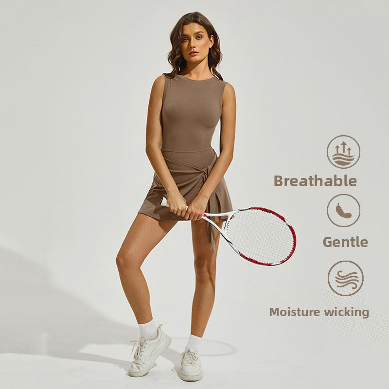 Women's summer anti-exposure sports short skirt