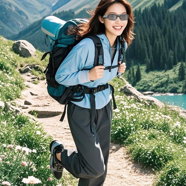 Outdoor sports camera cycling glasses