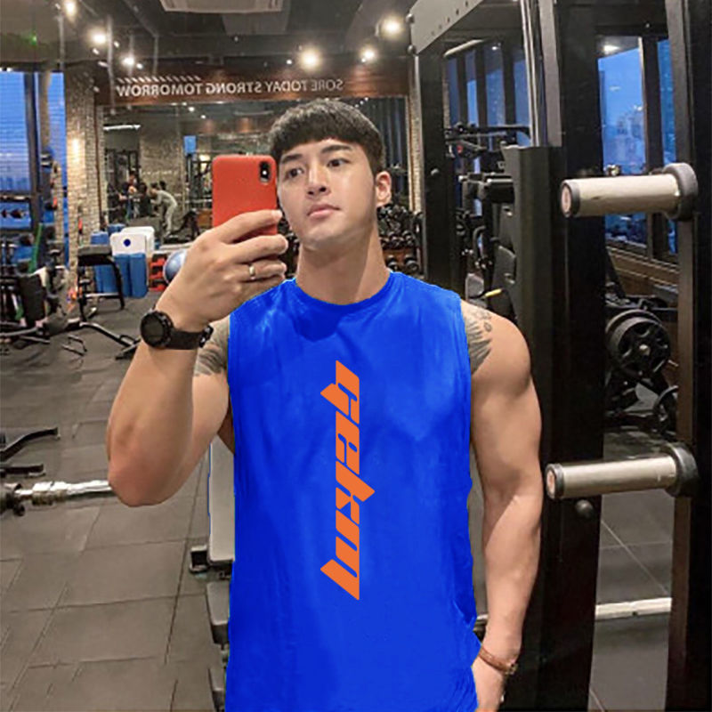 Running training waistcoat loose sports T-shirt quick-drying top