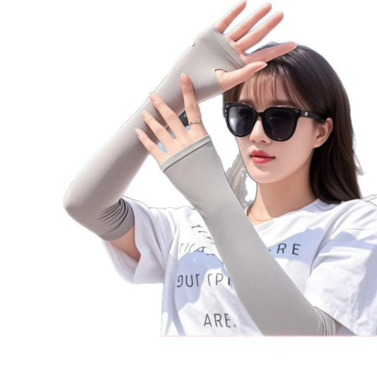 Ice Silk UV Protection Arm Sleeves for Outdoor Sports