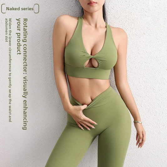 Sexy Hollow Out Yoga Sports Bra