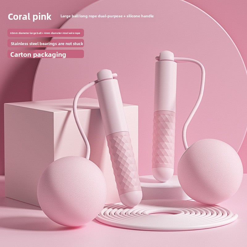 Intelligent electronic counting cordless skipping rope sports equipment