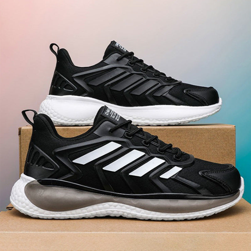 Men's sports shoes are lightweight, breathable, and casual shoes. They are popular among internet celebrities and students. They are trendy with popcorn soles and running shoes