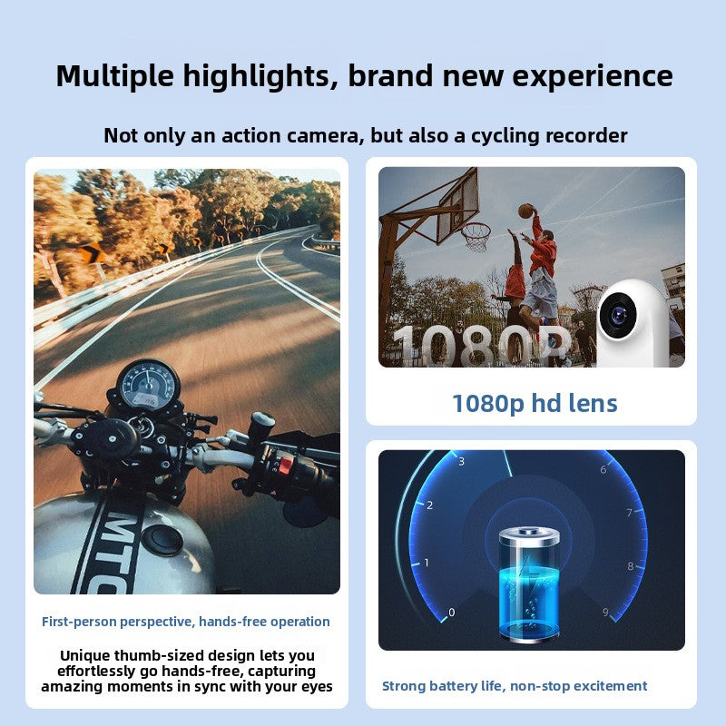 Magnetic Waterproof Sports Camera for Vlogging