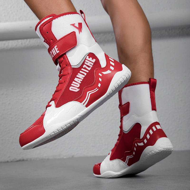 Anti-slip boxing shoes