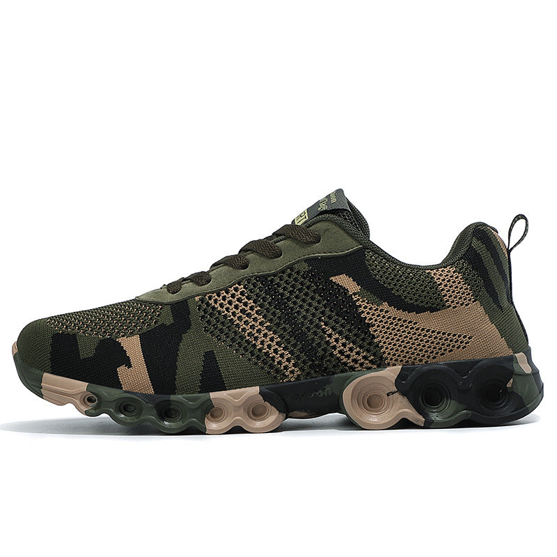 Breathable Camouflage Mesh Sports Shoes for Men